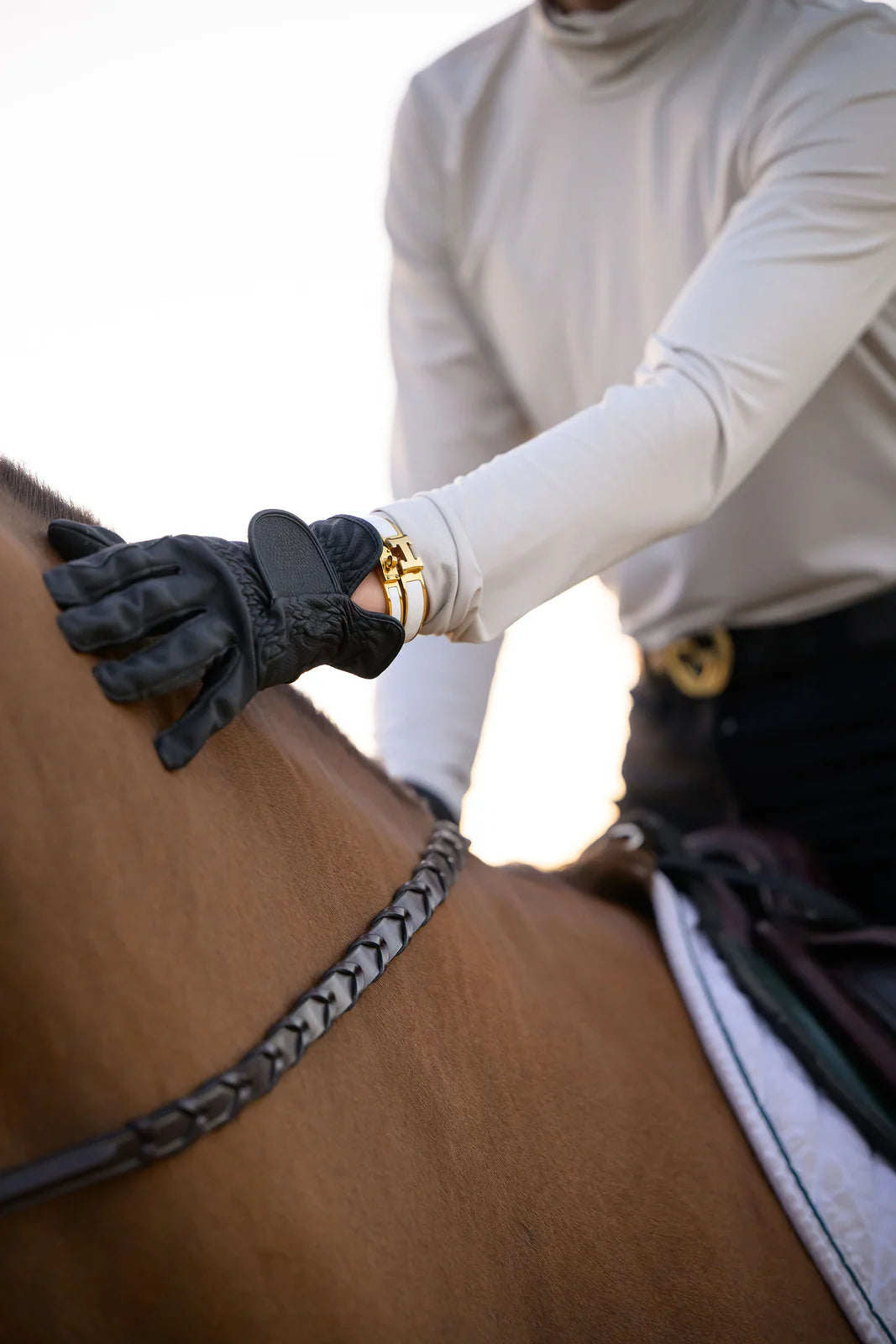Euphoric Equestrian Spring Otto Long Sleeve Turtleneck - Luxe EQ