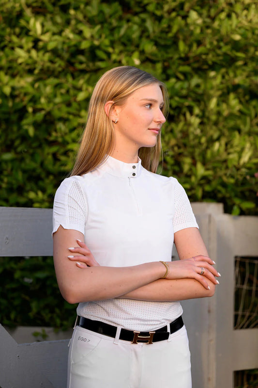 Euphoric Equestrian Short Sleeve Kloud Competition Shirt - Luxe EQ