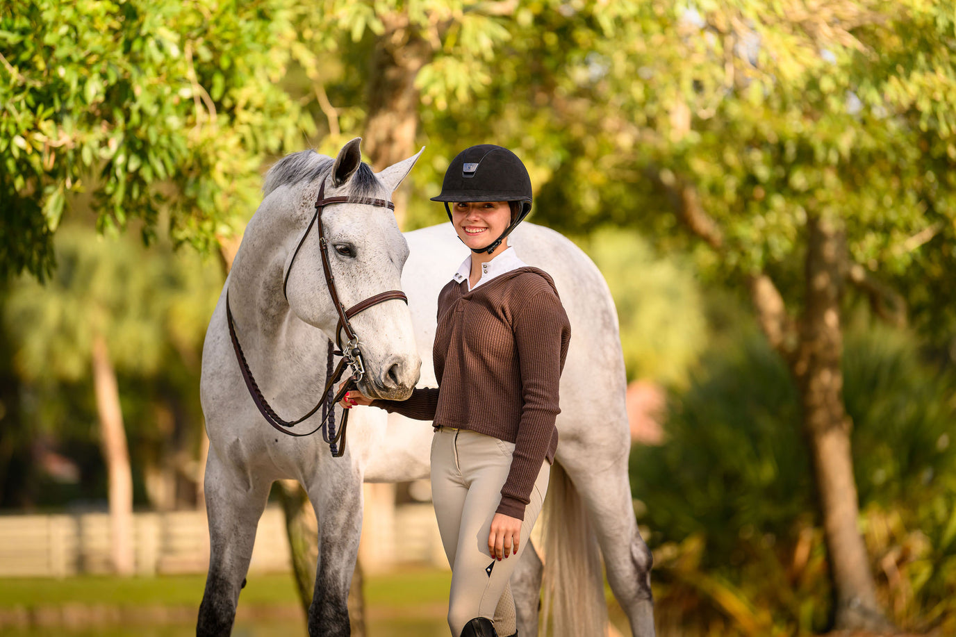 Euphoric Equestrian Cali Waffle Hoodie - Luxe EQ