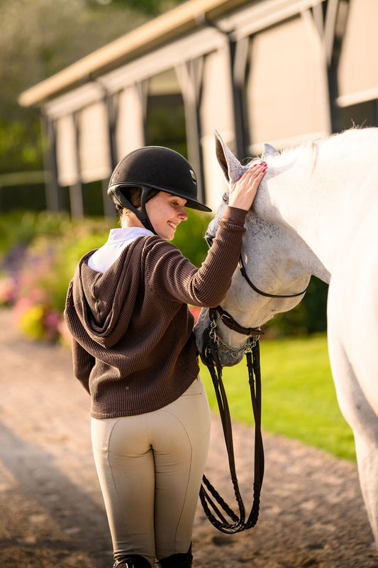Euphoric Equestrian Cali Waffle Hoodie - Luxe EQ