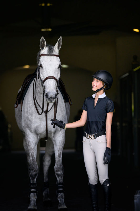 Euphoric Equestrian Grace Short Sleeve Competition Shirt - Luxe EQ