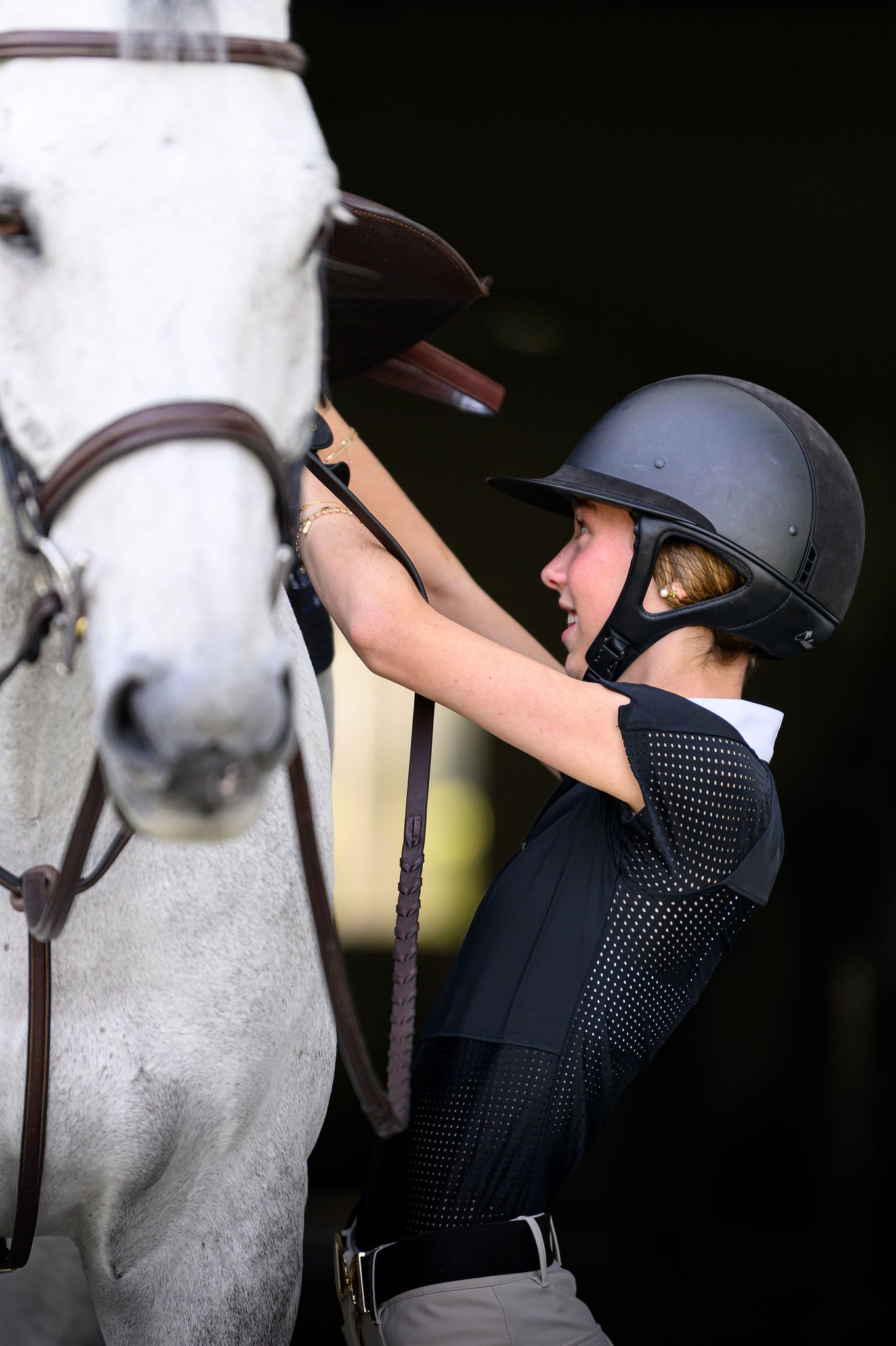 Euphoric Equestrian Grace Short Sleeve Competition Shirt - Luxe EQ
