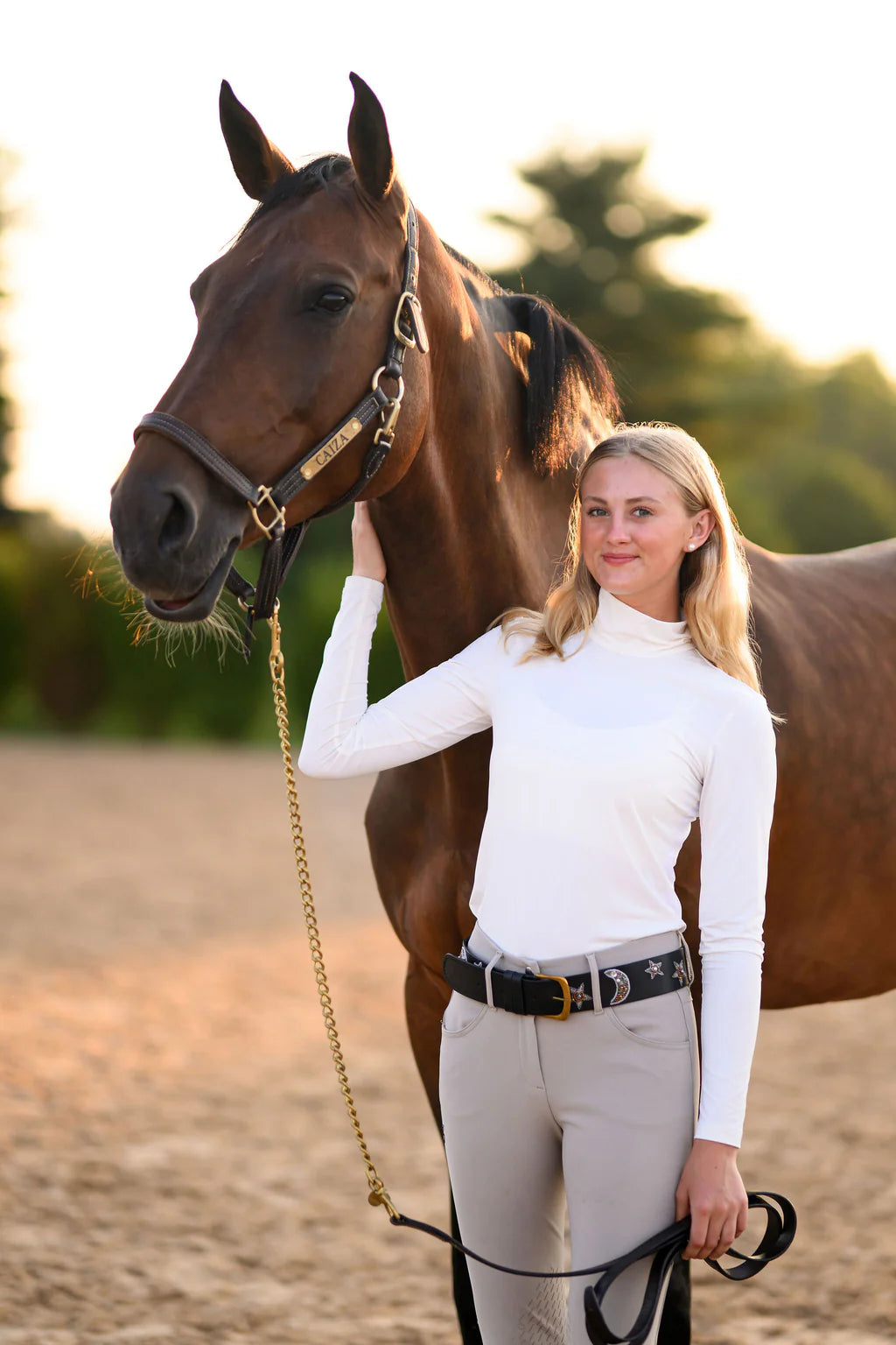 Euphoric Equestrian Otto Long Sleeve Turtleneck - Luxe EQ