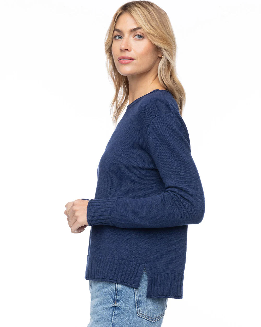 Pura Cashmere Everyday Cotton Crew