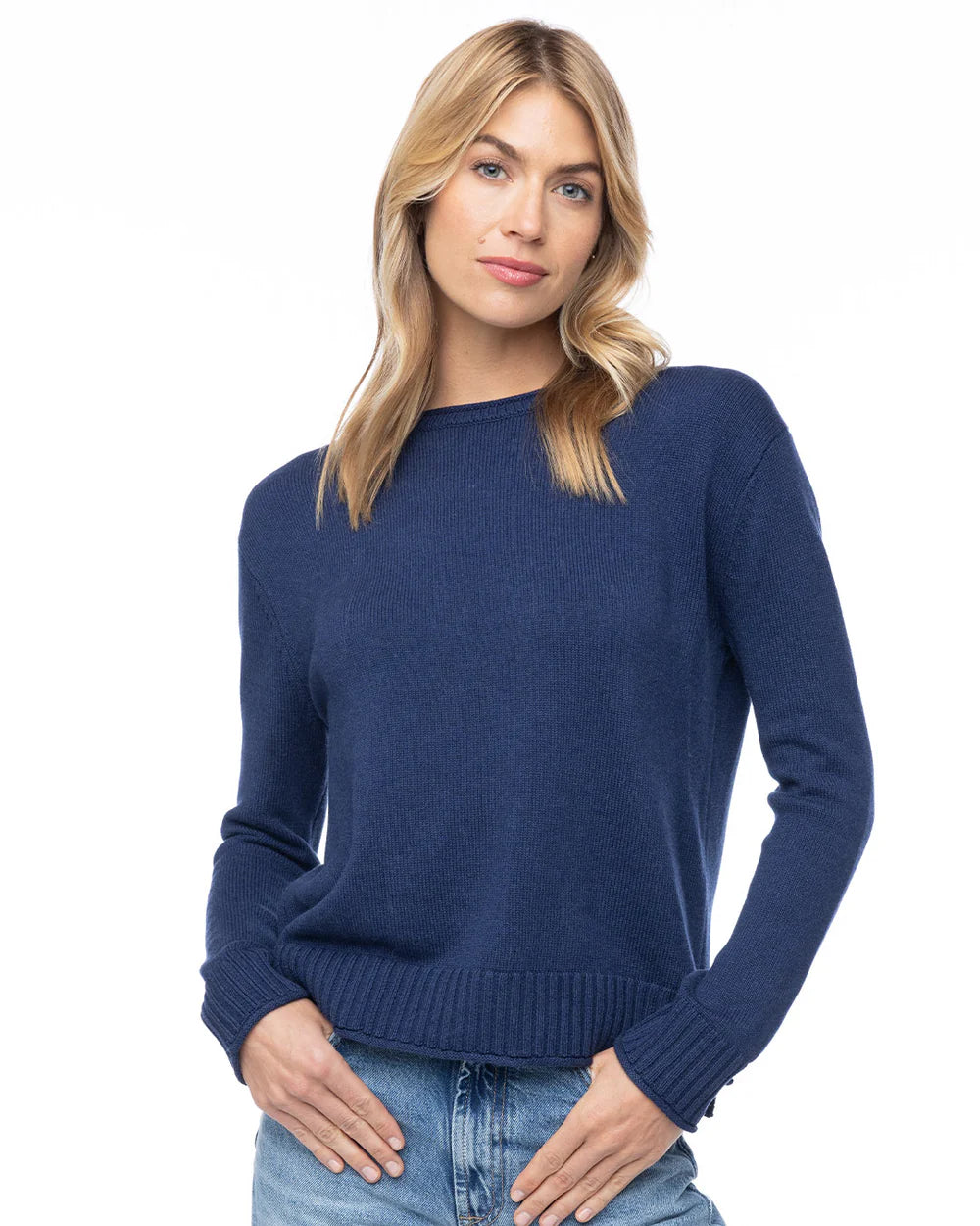 Pura Cashmere Everyday Cotton Crew