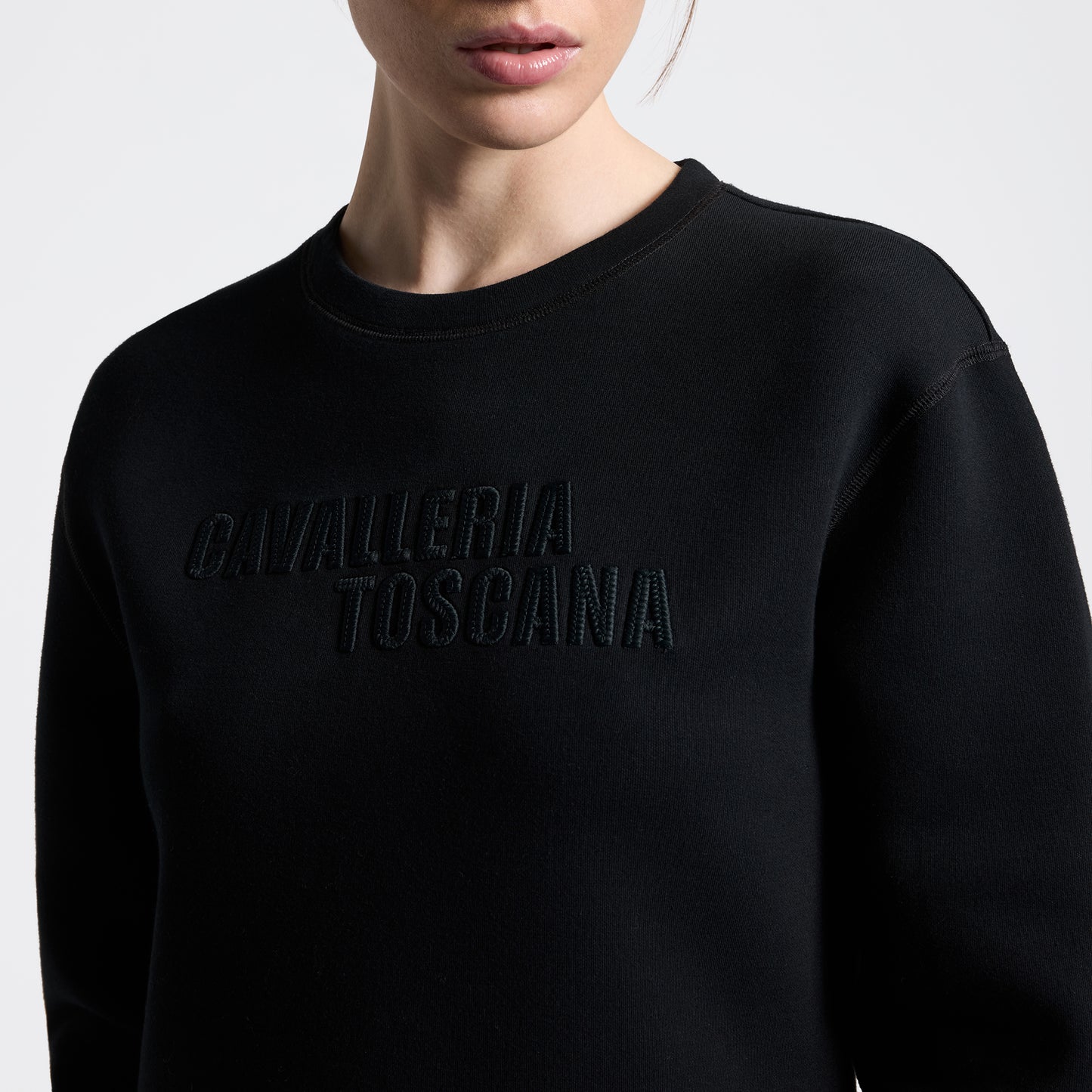 Cavalleria Toscana FED132 CT Cotton Crew Neck - Luxe EQ
