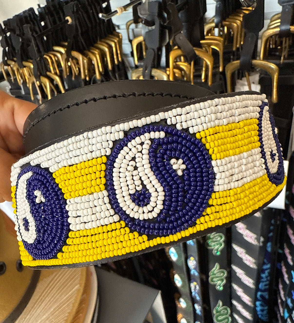 Zinj By Luxe EQ Size Small Beaded Belts N-Z