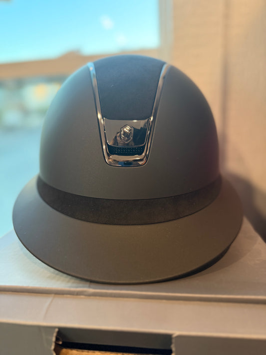 Miss Shield 2.0 Fast Custom #3 Shadowmatt Helmet w/ Alcantara Top