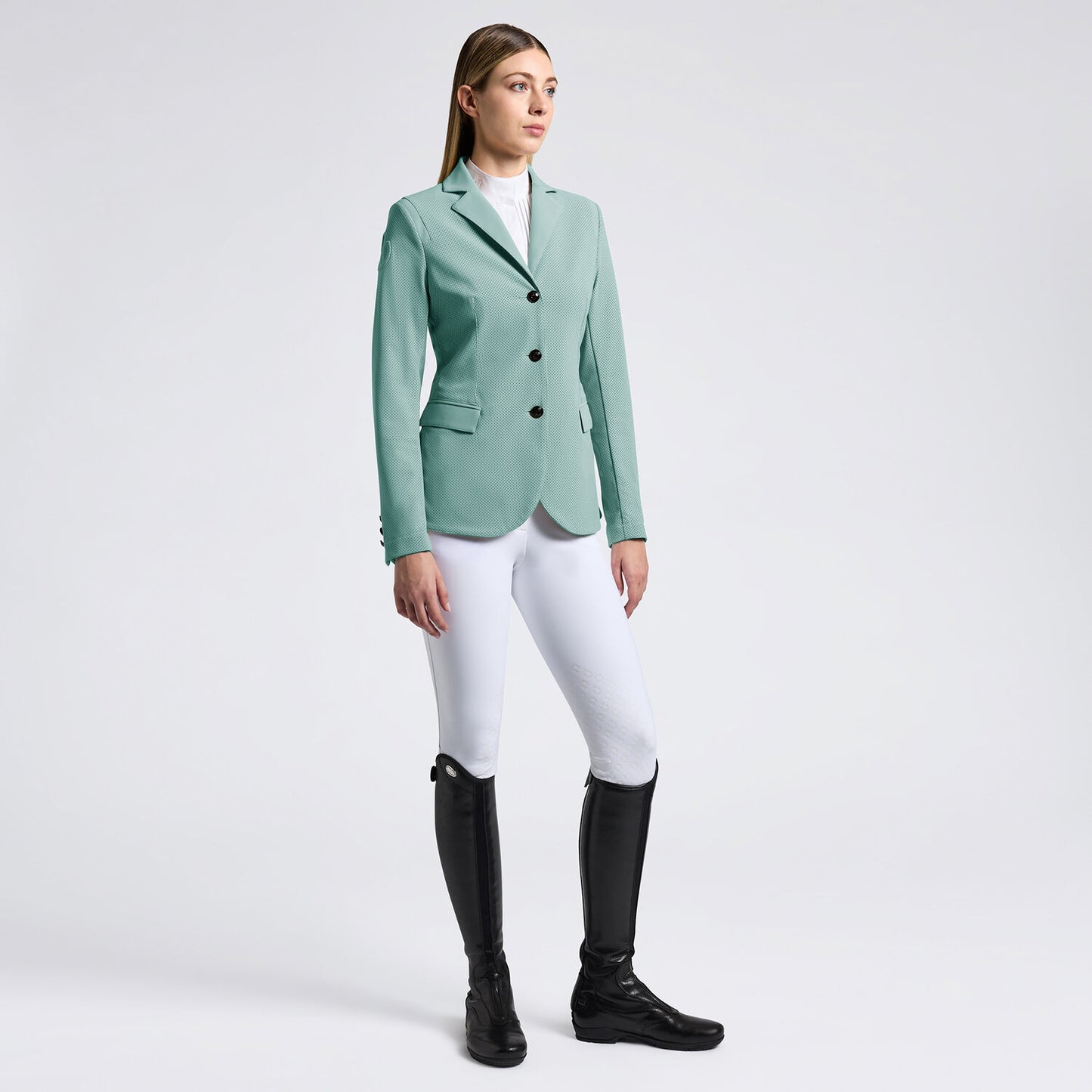 Cavalleria Toscana GGD025 Women's All Over Perforated Competition Jacket