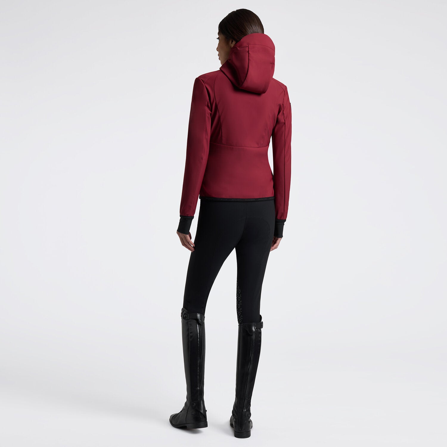 CAVALLERIA TOSCANA GID313_JV039 WOMEN'S THERMAL SOFTSHELL JACKET WITH HOOD - Luxe EQ