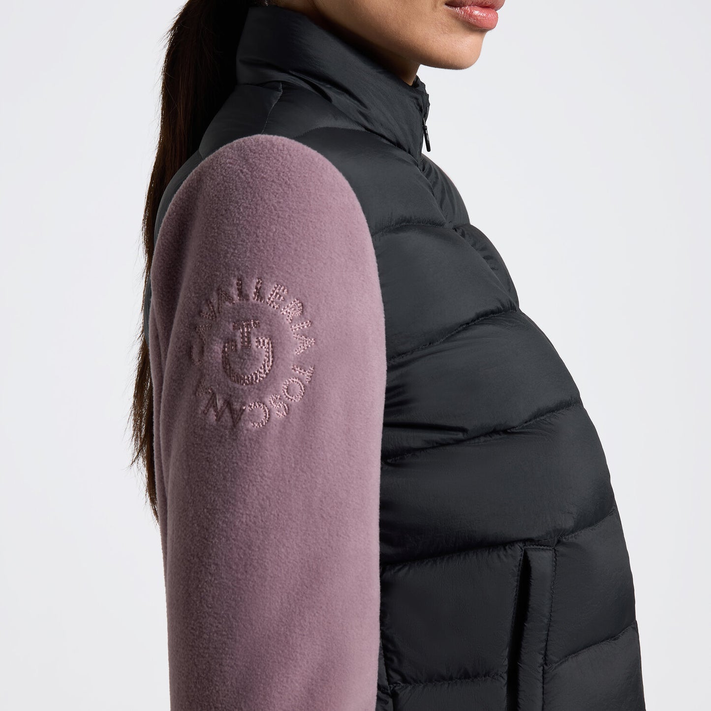 Cavalleria Toscana GID318 Hybrid Puffer/Tech Fleece Jacket