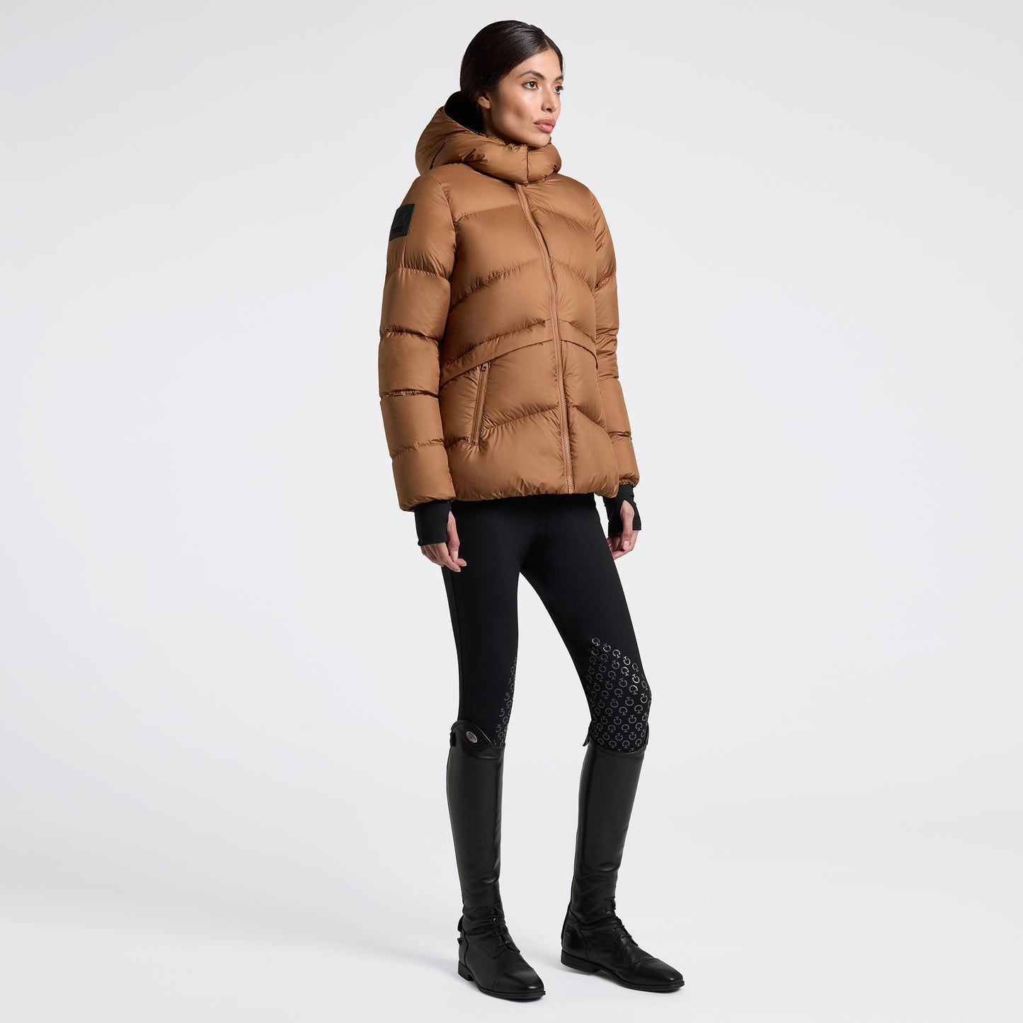 Cavalleria Toscana GID319 Ladies Hooded Down Padded Coat