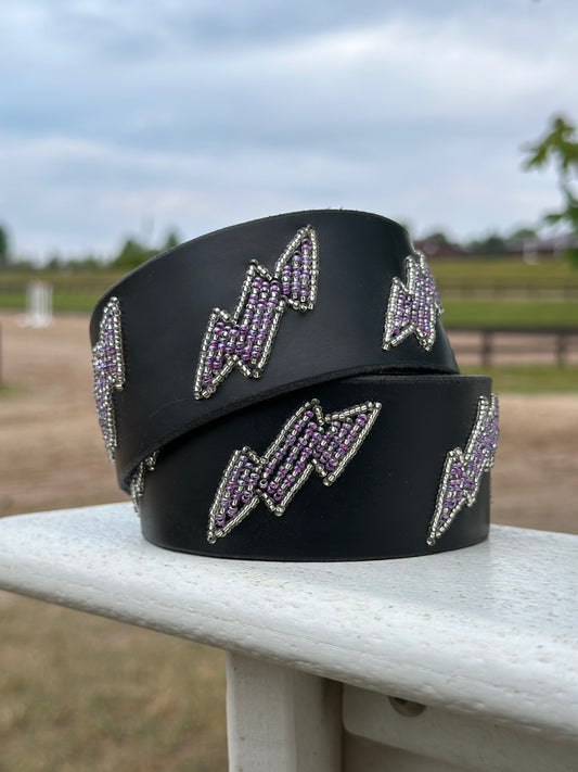 Zinj by Luxe EQ Belts Lightening Bolt Collection
