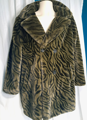 Esqualo Long Vegan Fur Coat