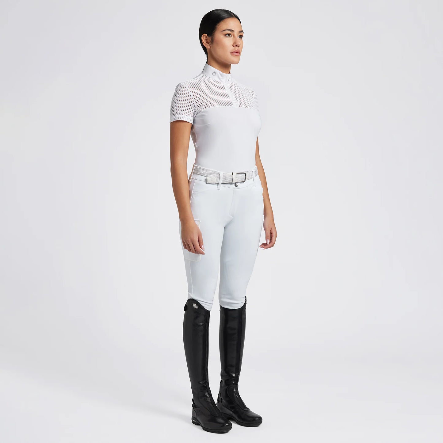 Cavalleria Toscana CAD262 Perforated SS Show Shirt