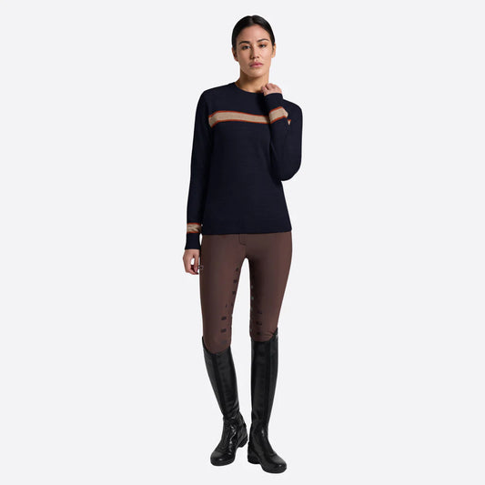 RG KNW004 Women's Wool Blend Crew Neck Sweater