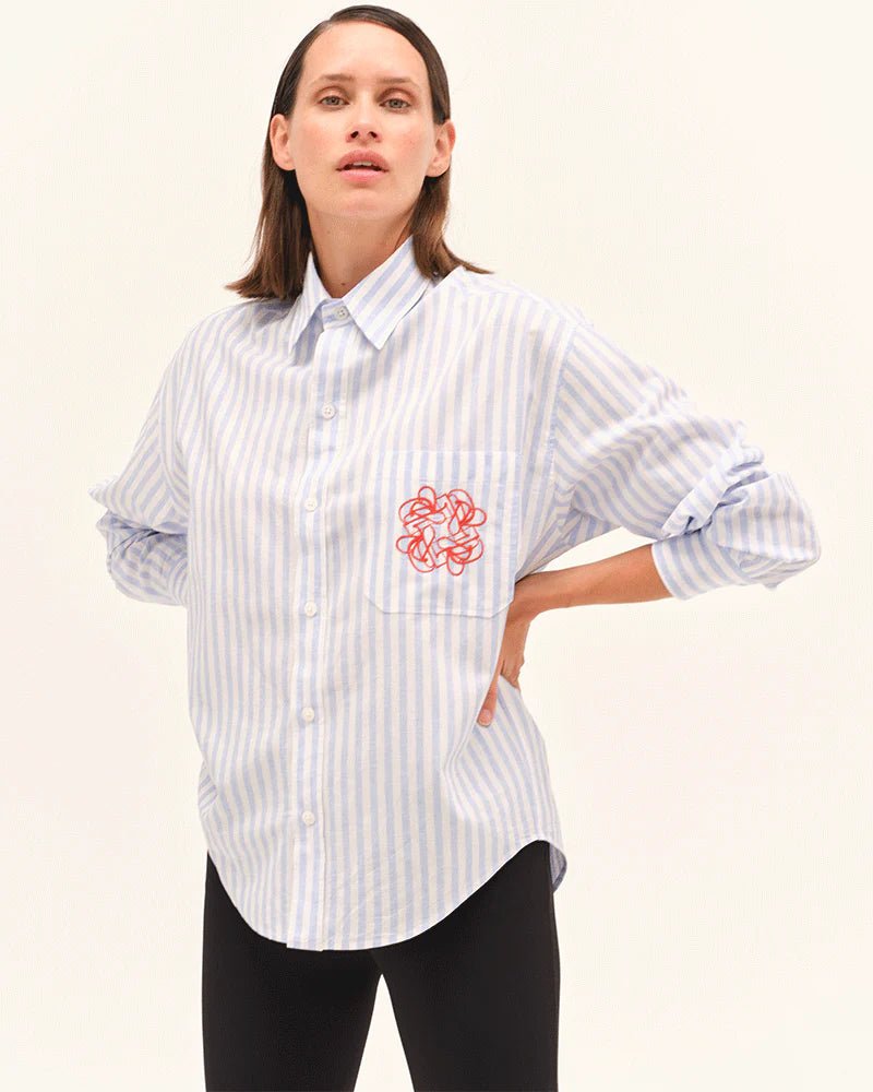 dada sport Olga light weight button down shirt - Luxe EQ