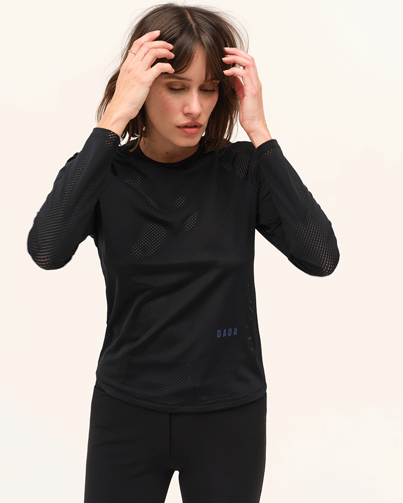 dada sport Jazz Microperforated LS Schooling Shirt