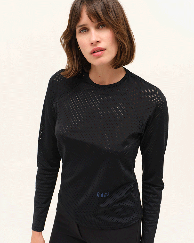 dada sport Jazz Microperforated LS Schooling Shirt