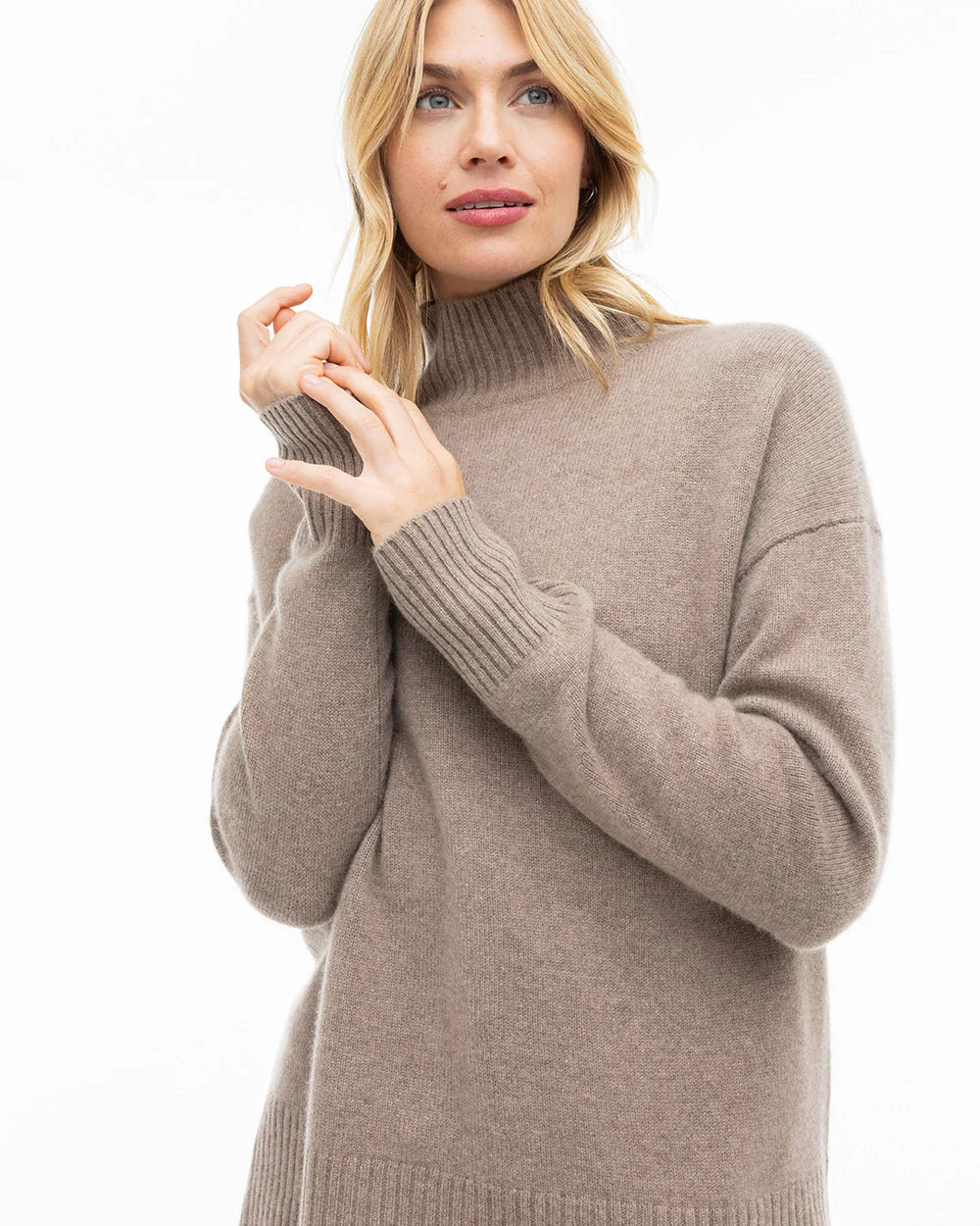 Pura Cashmere Oversized Cashmere Pullover