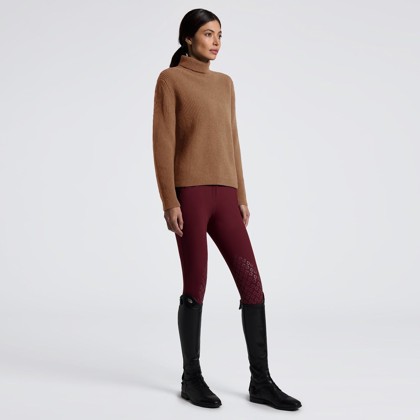 CAVALLERIA TOSCANA MAD154 WOMEN'S TURTLE NECK SWEATER IN PURE WOOL