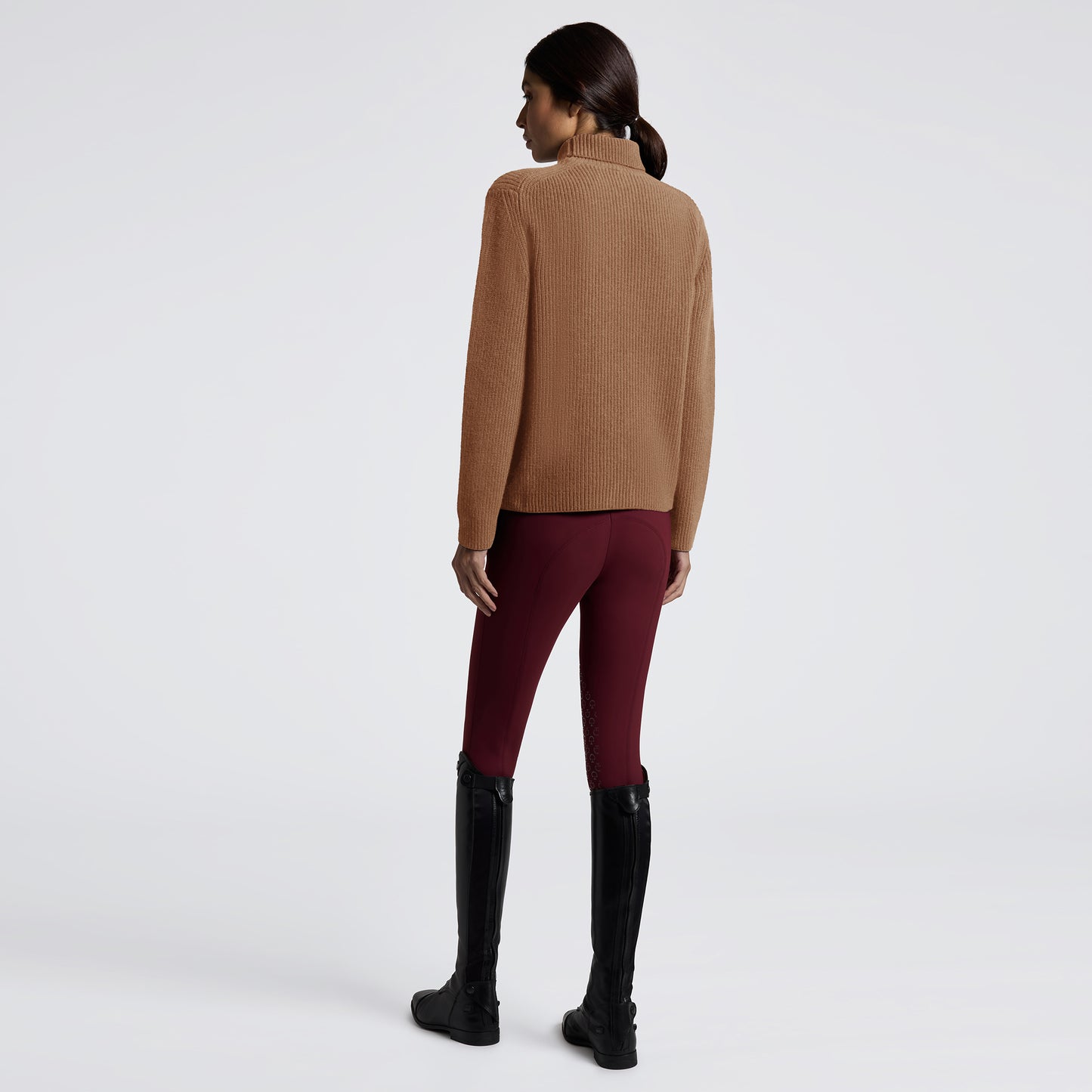 CAVALLERIA TOSCANA MAD154 WOMEN'S TURTLE NECK SWEATER IN PURE WOOL