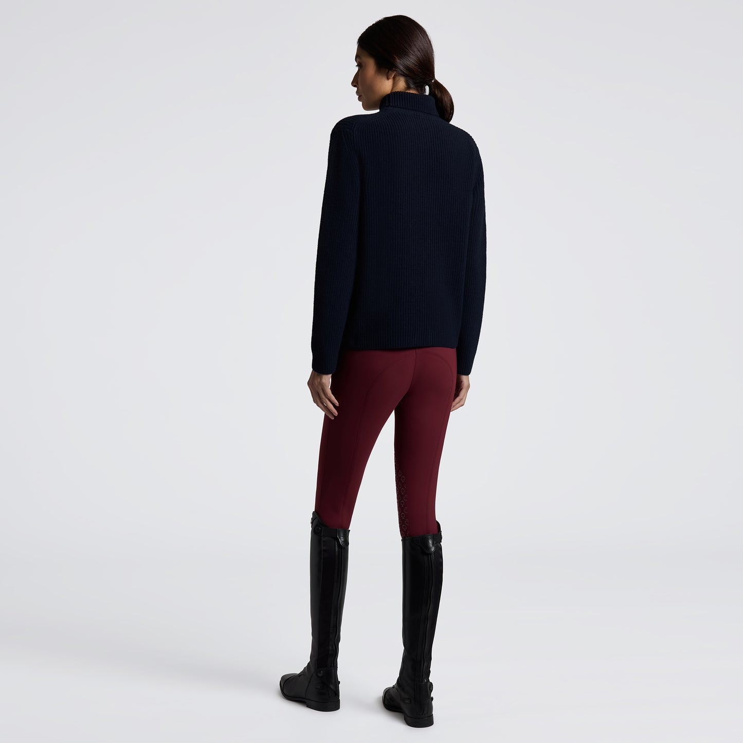 CAVALLERIA TOSCANA MAD154 WOMEN'S TURTLE NECK SWEATER IN PURE WOOL