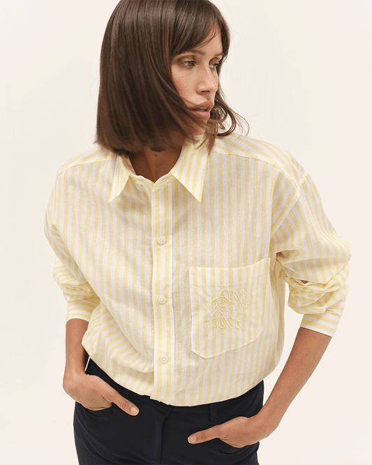 dada sport Olga light weight button down shirt - Luxe EQ