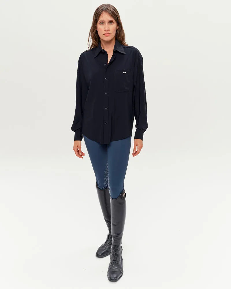 dada sport Olga light weight button down shirt - Luxe EQ