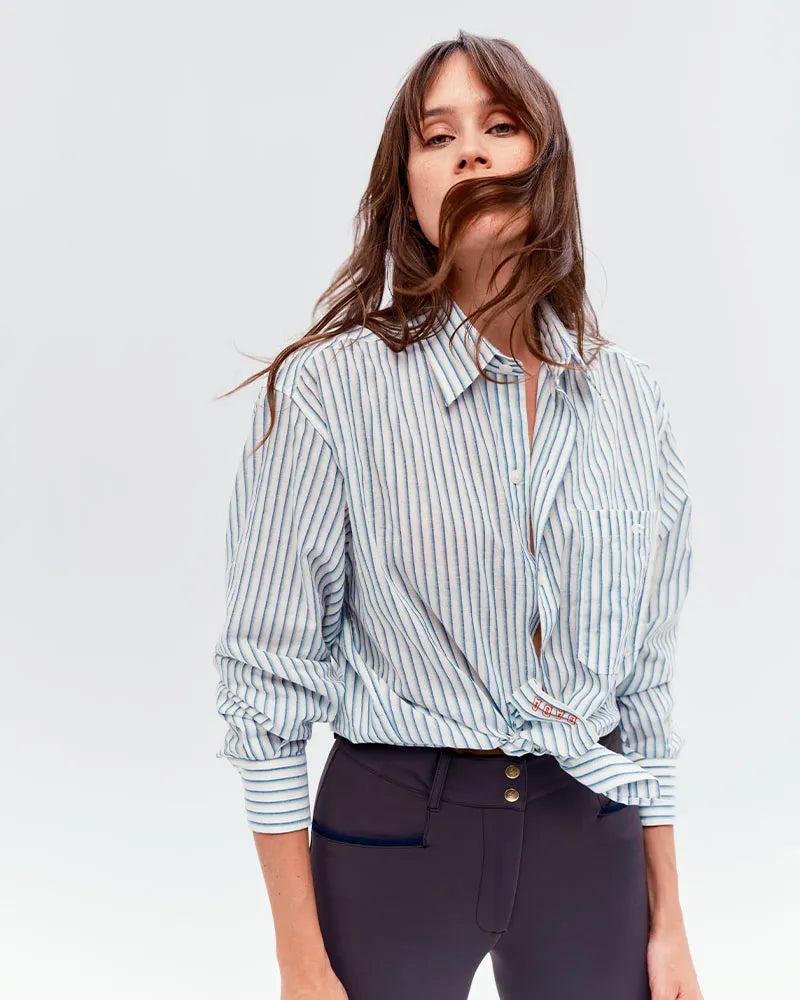 dada sport Olga light weight button down shirt - Luxe EQ