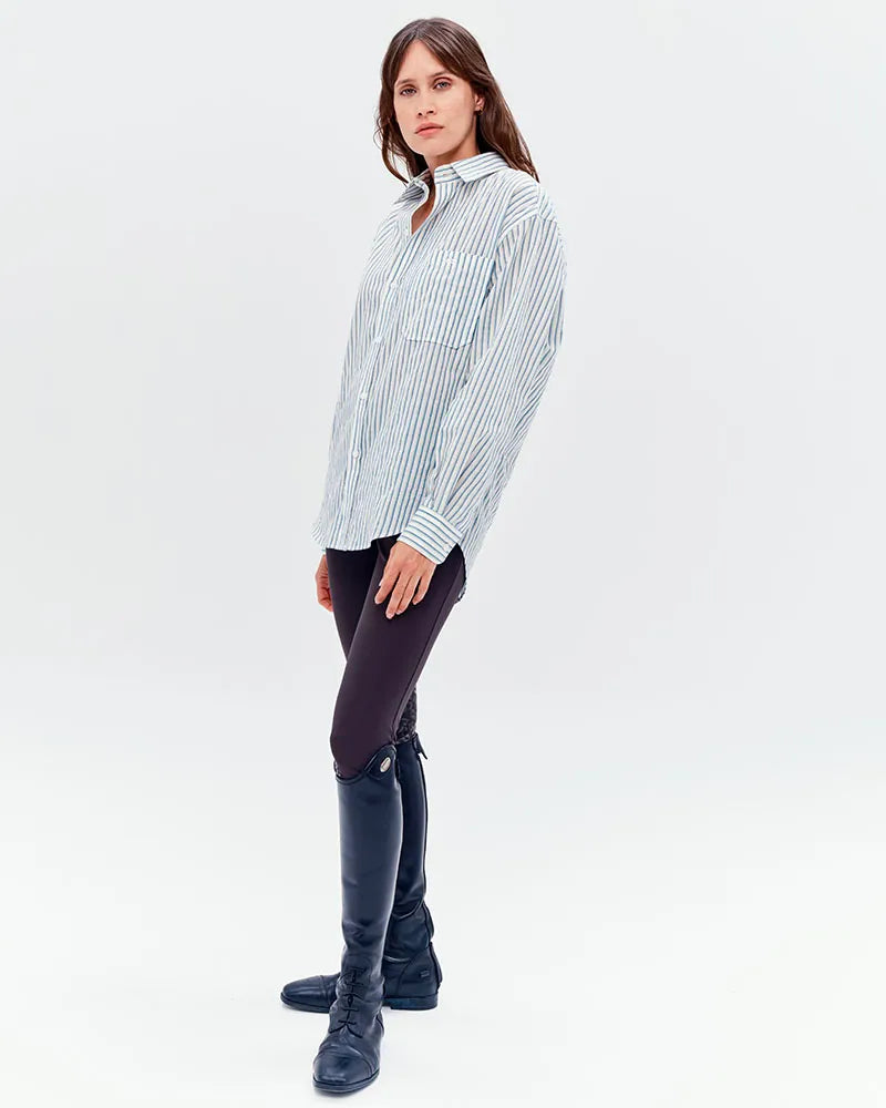 dada sport Olga light weight button down shirt - Luxe EQ
