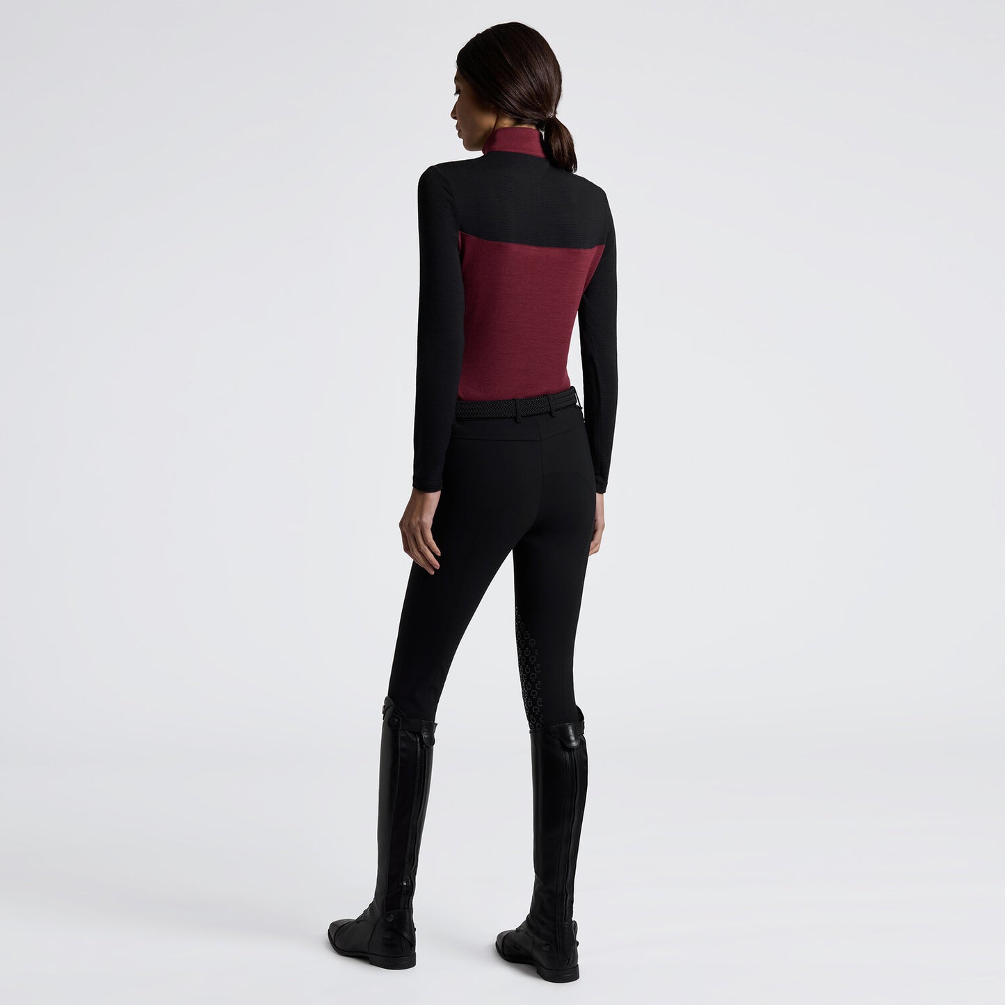 CAVALLERIA TOSCANA POD396_LA052 WOMEN’S TECHNICAL WOOL TRAINING POLO