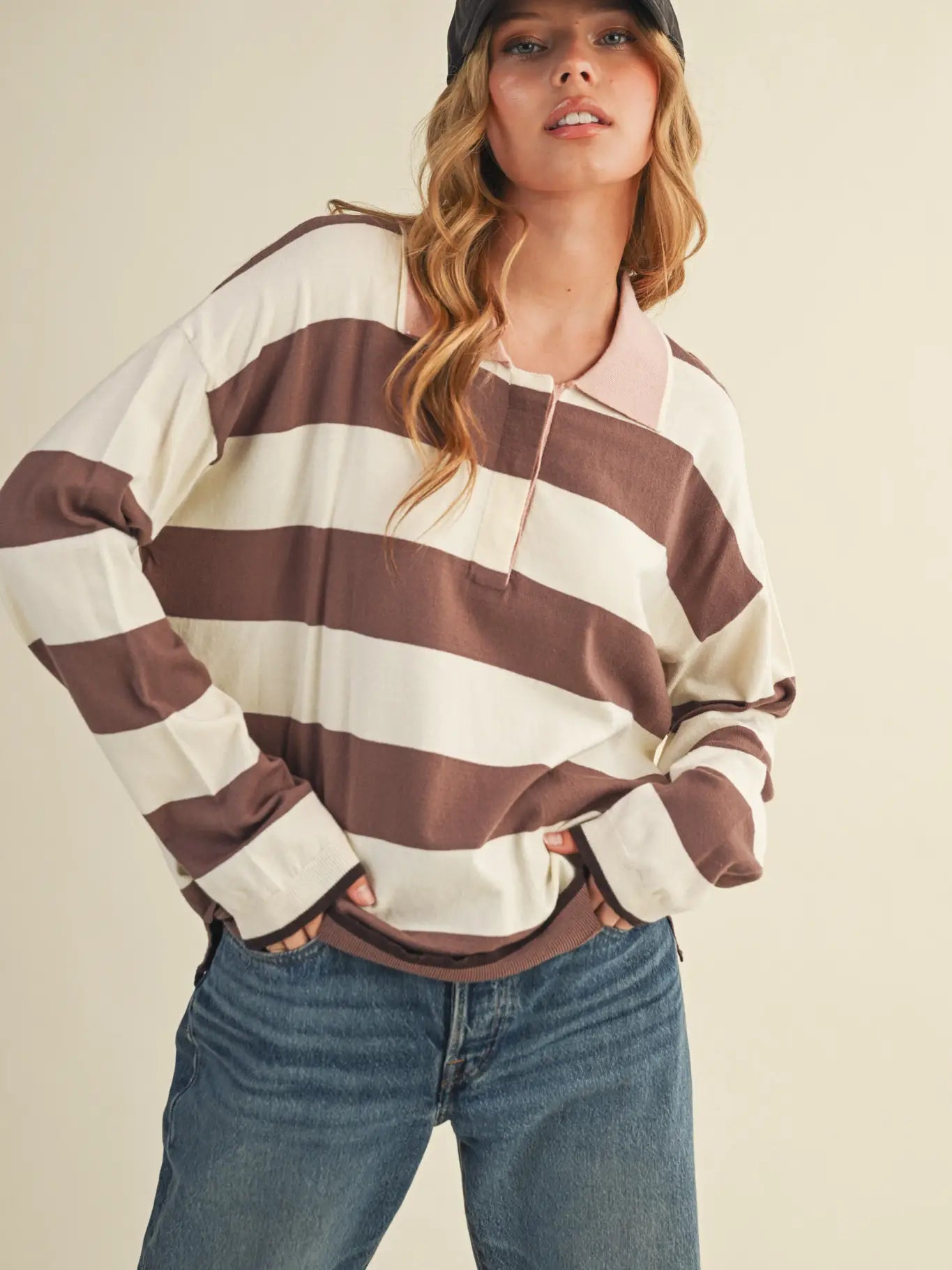 &Merci Striped Rugby