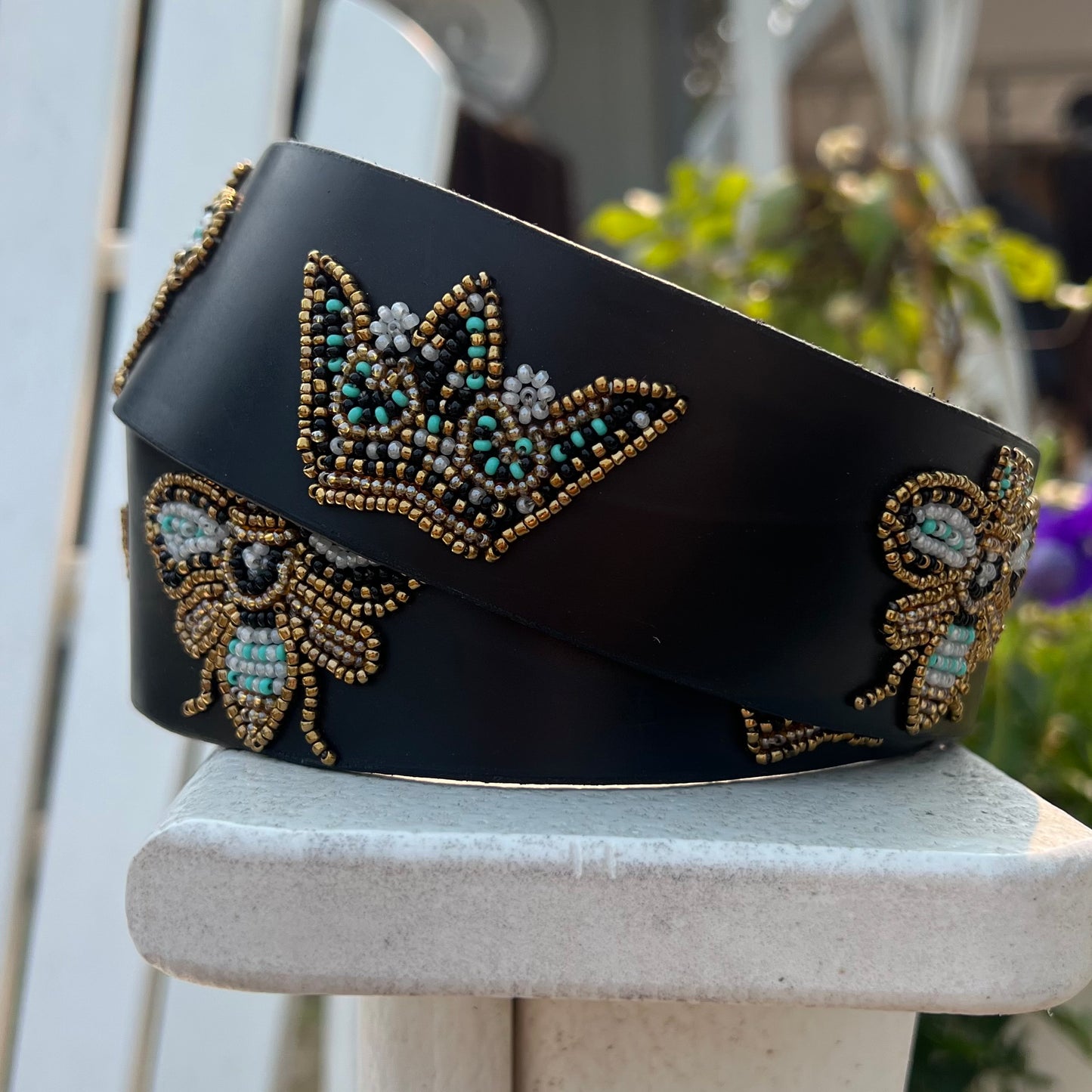 Zinj By Luxe EQ Size Small/Medium Beaded Belts A-M