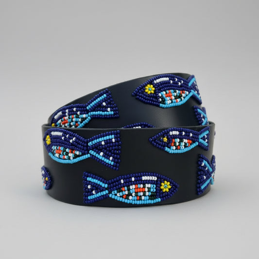 Zinj by Luxe Eq Belts Fish Collection