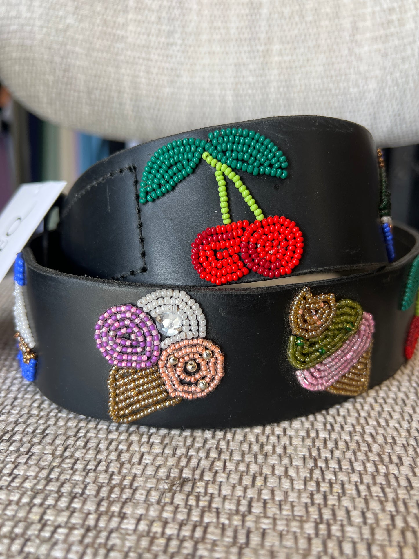 Zinj By Luxe EQ Belts Ice Cream, Sailboats, Cherries and Boats Collection