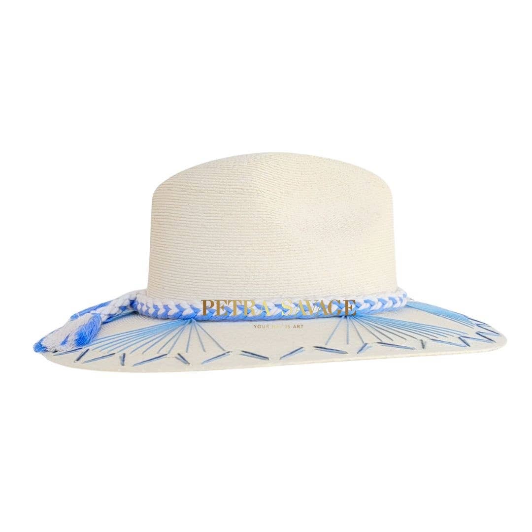 Betty Straw Indiana Crown Hat - Luxe EQ