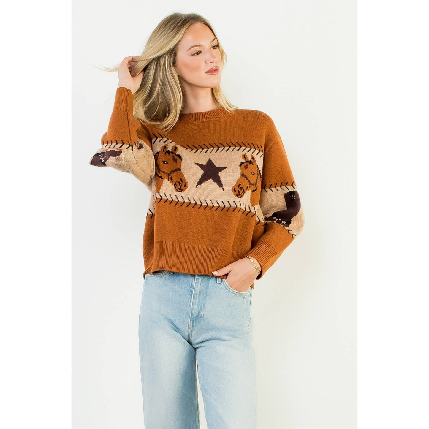Long Sleeve Knit Sweater