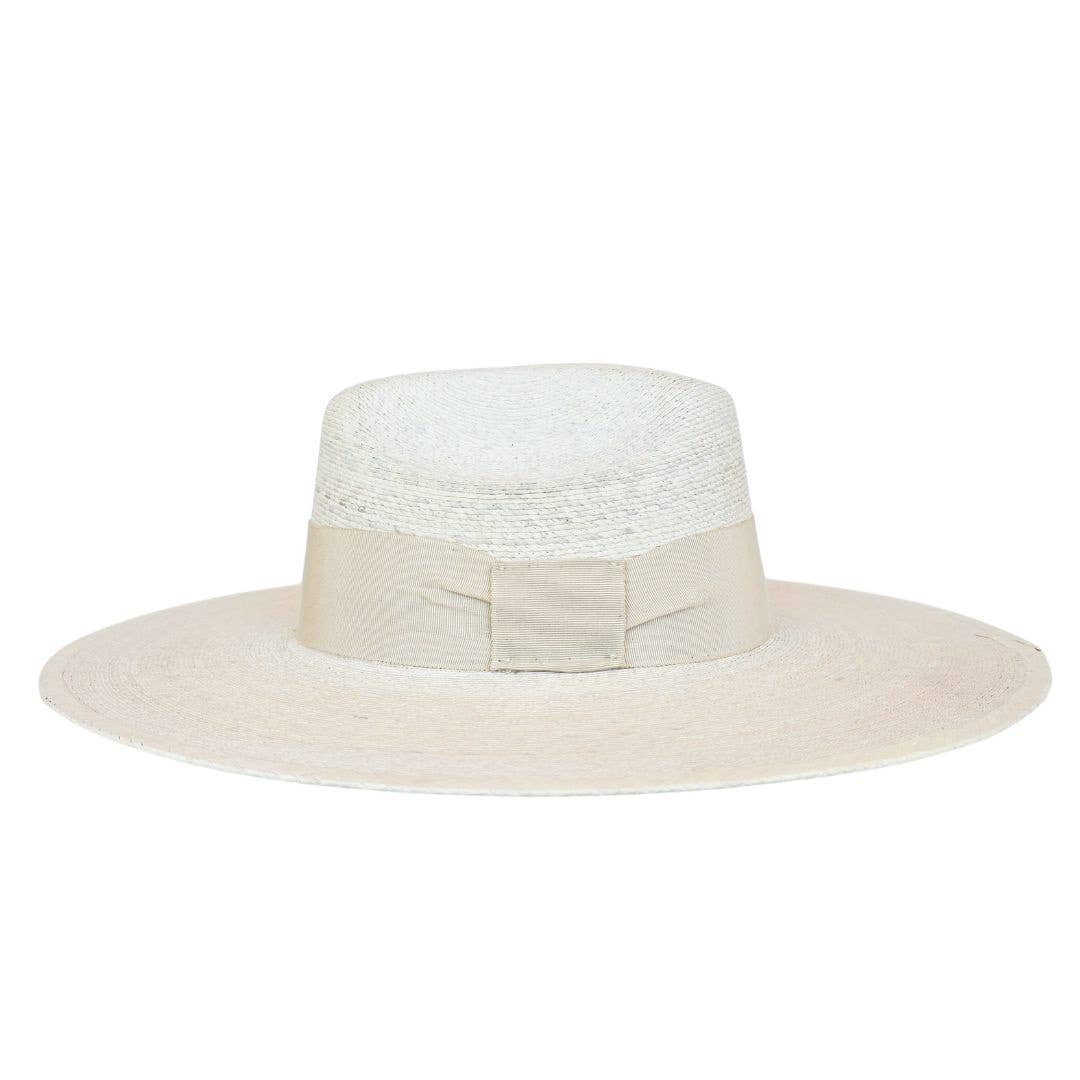 Chloé Straw Truman Crown Hat- Off white - Luxe EQ