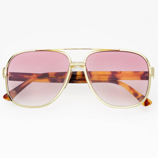 Carter Unisex Aviator Sunglasses - Luxe EQ