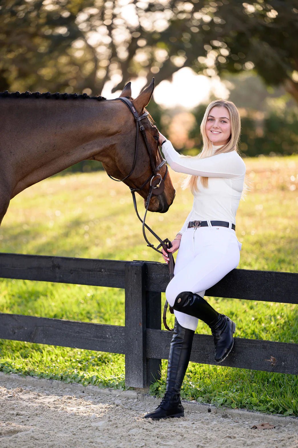 Euphoric Equestrian Aspen  Long Sleeve Turtleneck