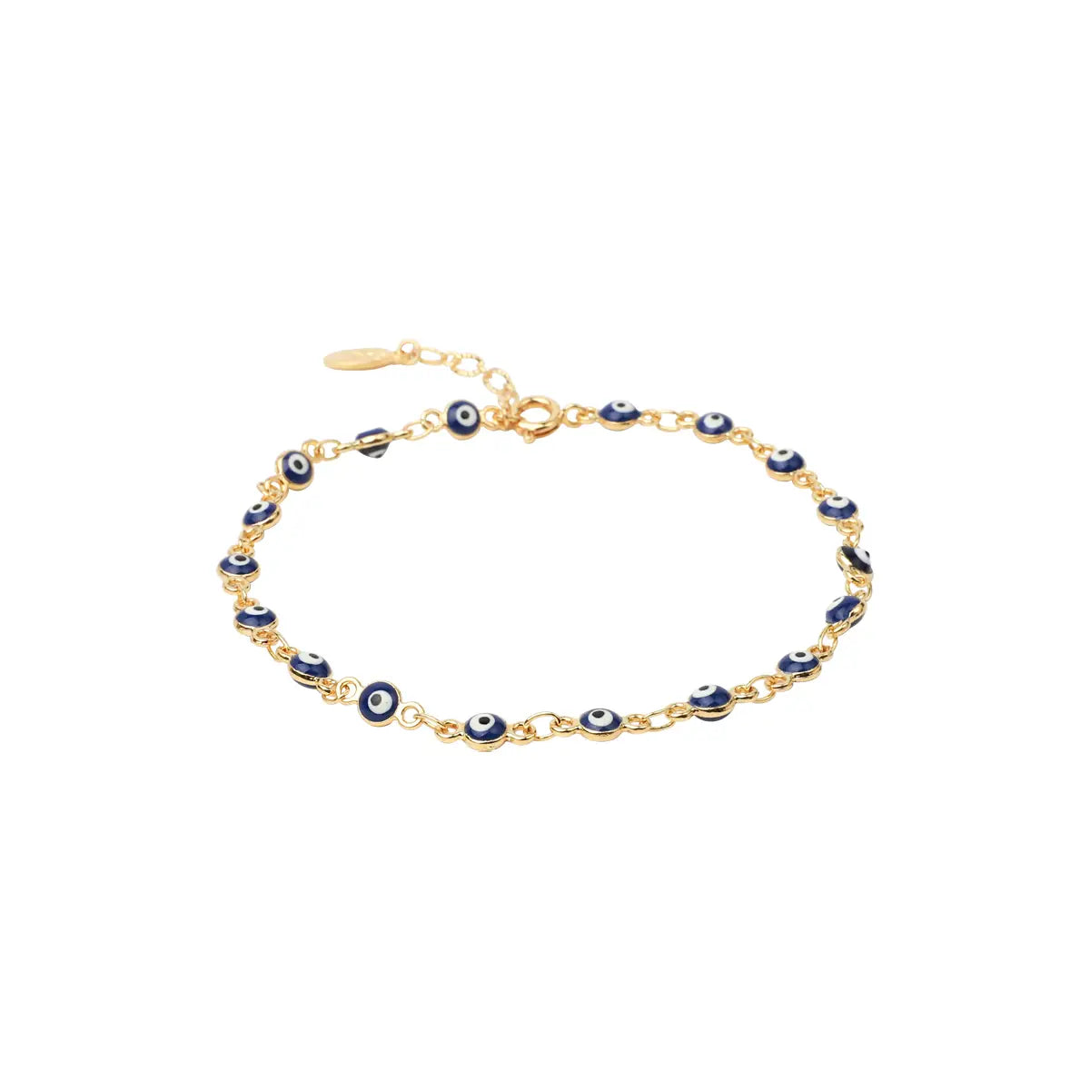Atelier Petites Pierres Evil Eye Chain Bracelet - Luxe EQ