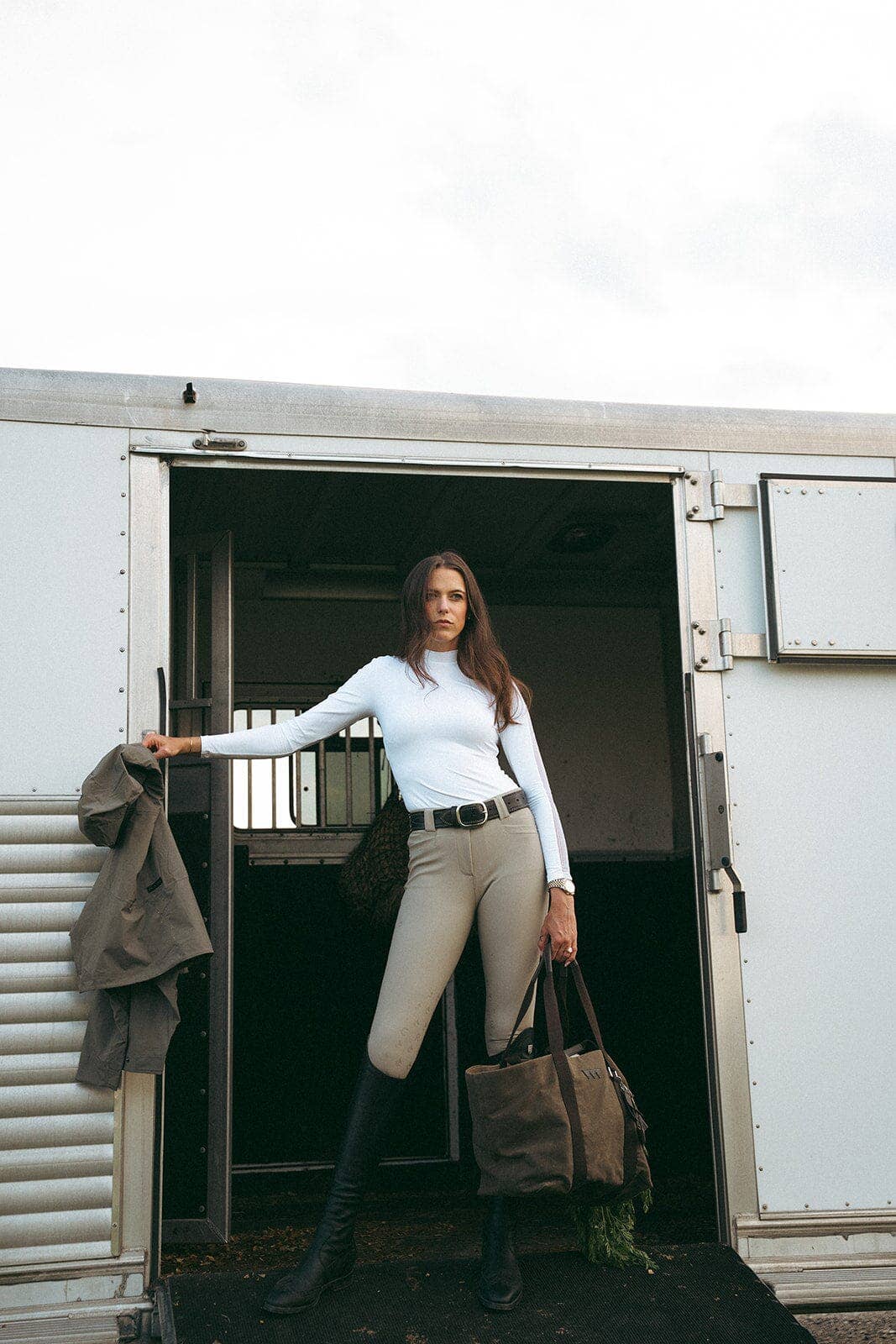 Camille Show Shirt | White