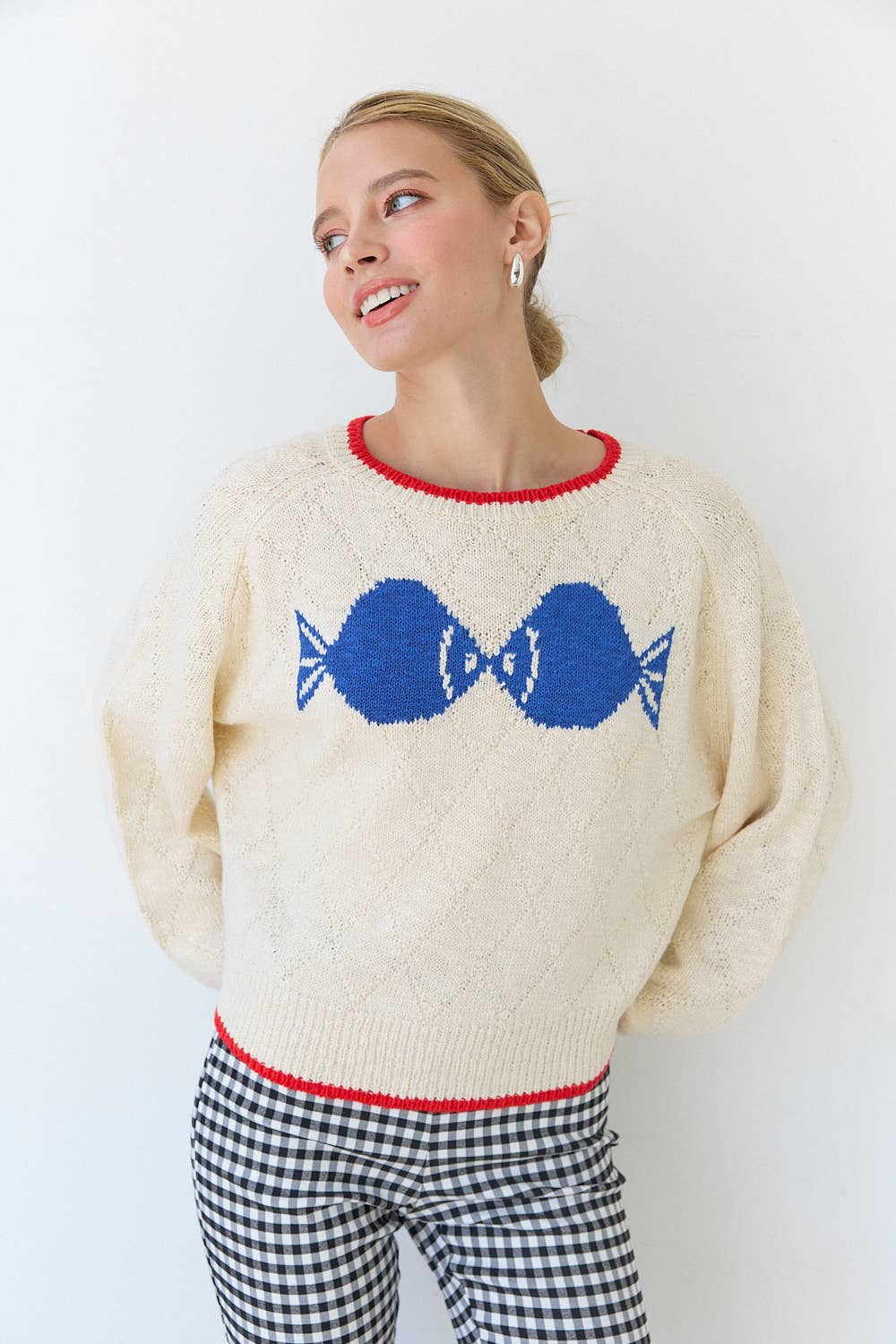 Kissing Fish Sweater - RSW1084 - Luxe EQ