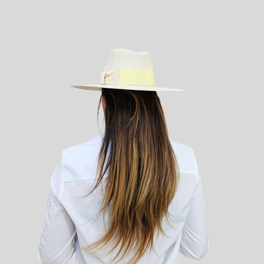 Gemma Straw Indiana Crown Hat - Luxe EQ