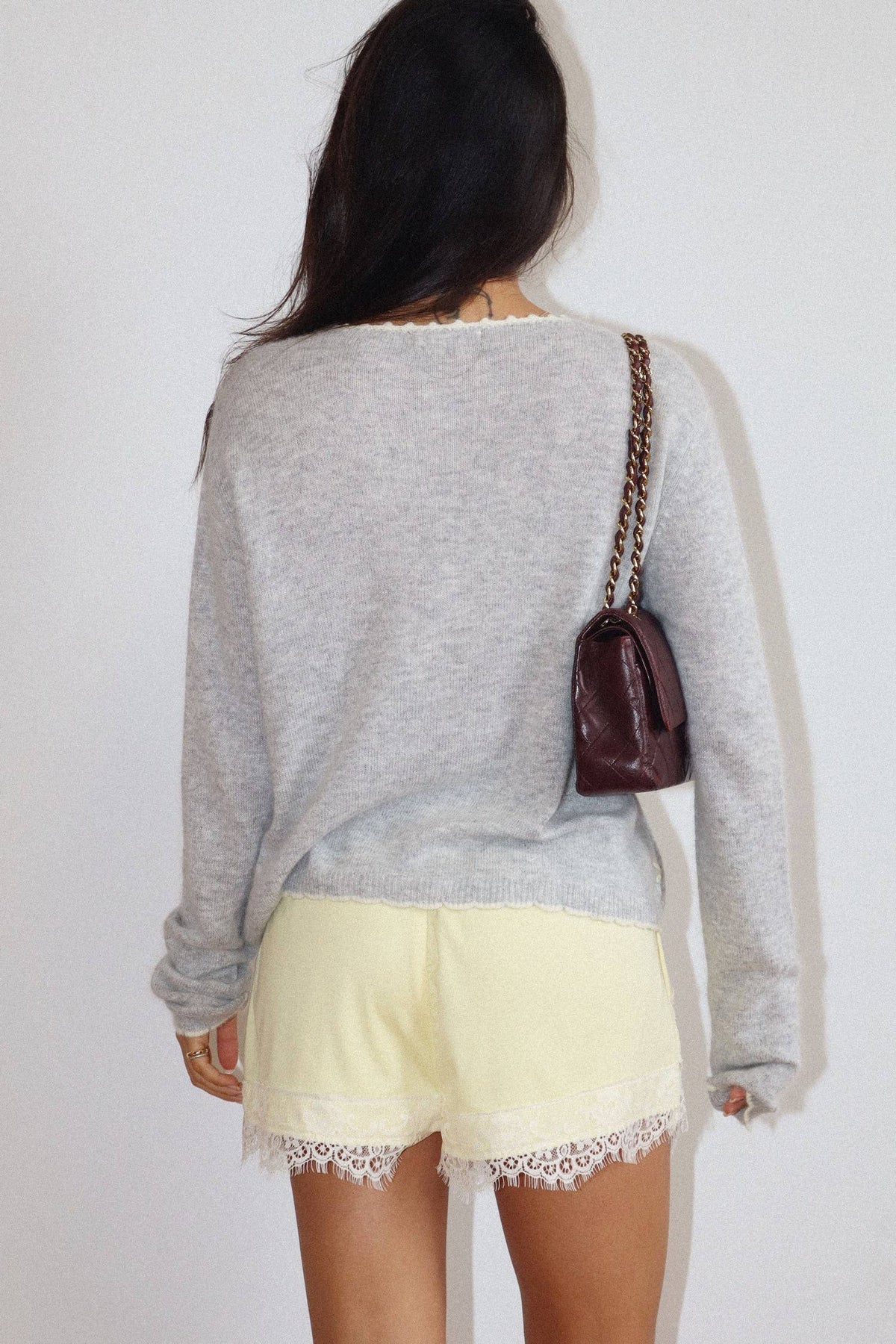 Daisy Embroidered Knit Cardigan