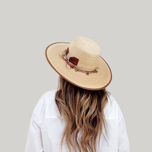 Dutton Straw Indiana Crown Hat - Luxe EQ