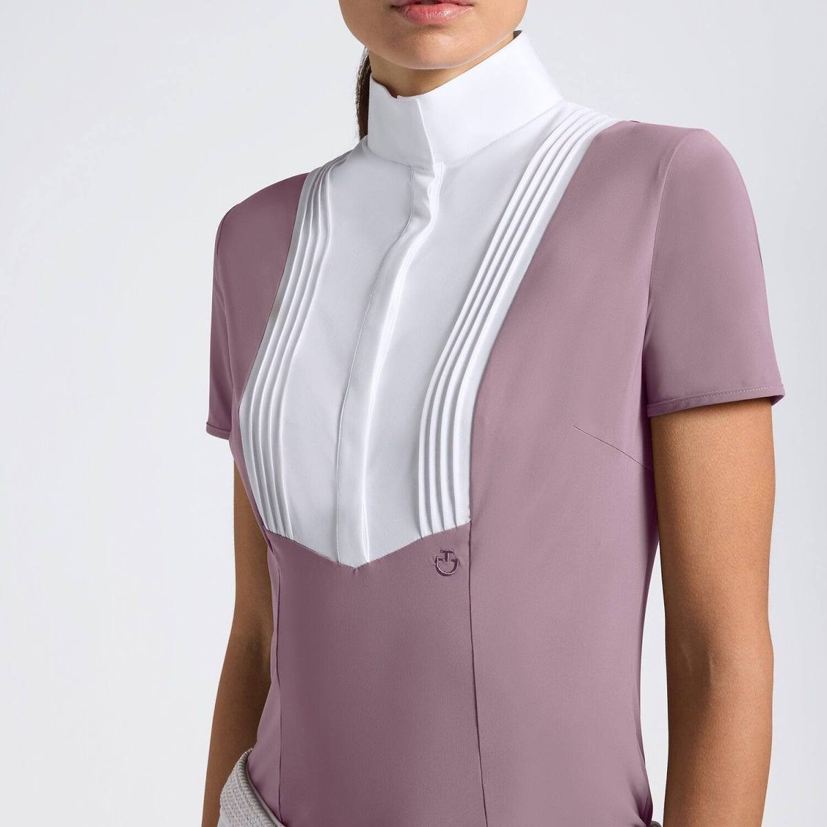 Cavalleria Toscana Women's S/S American Shirt CAD098 - Luxe EQ