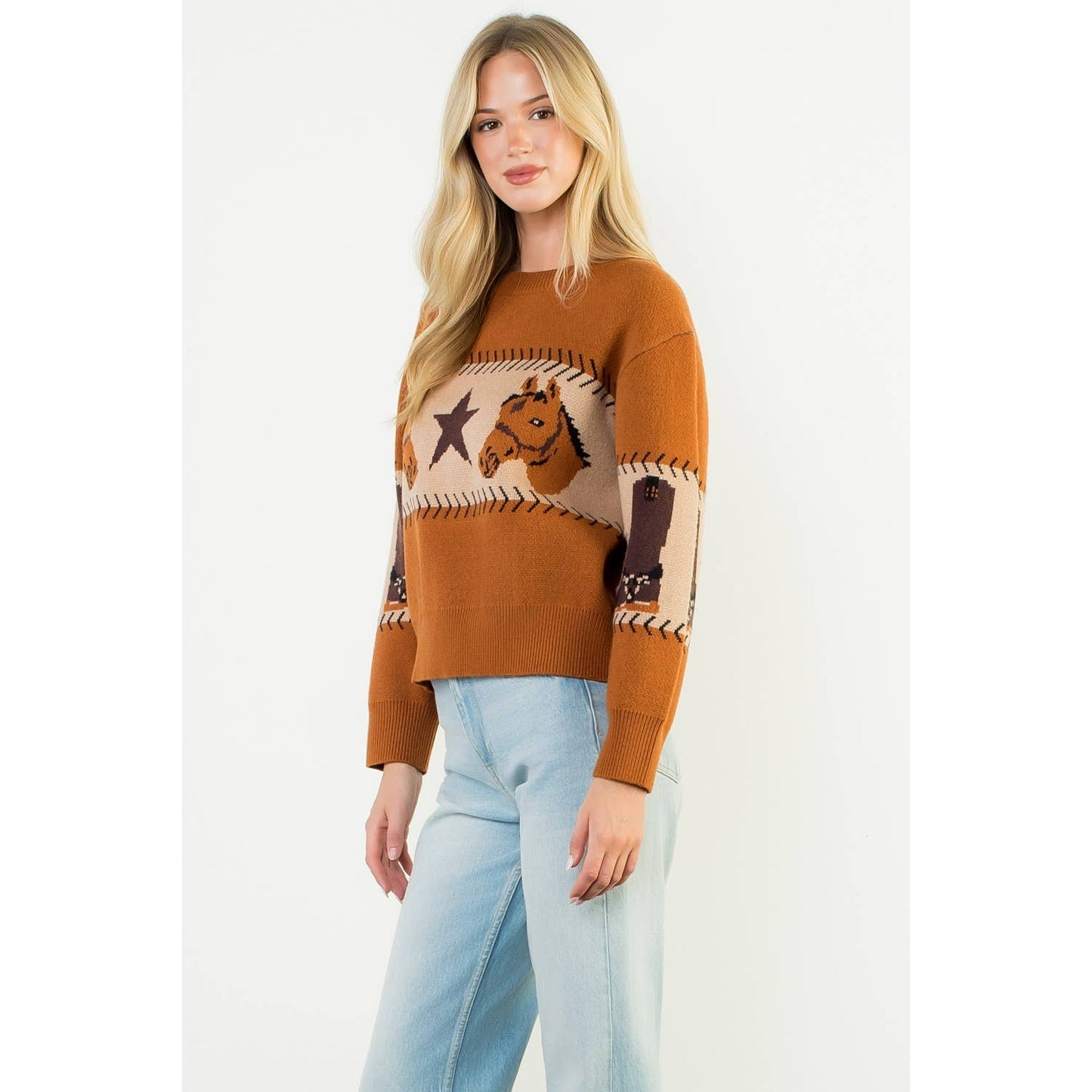 Long Sleeve Knit Sweater