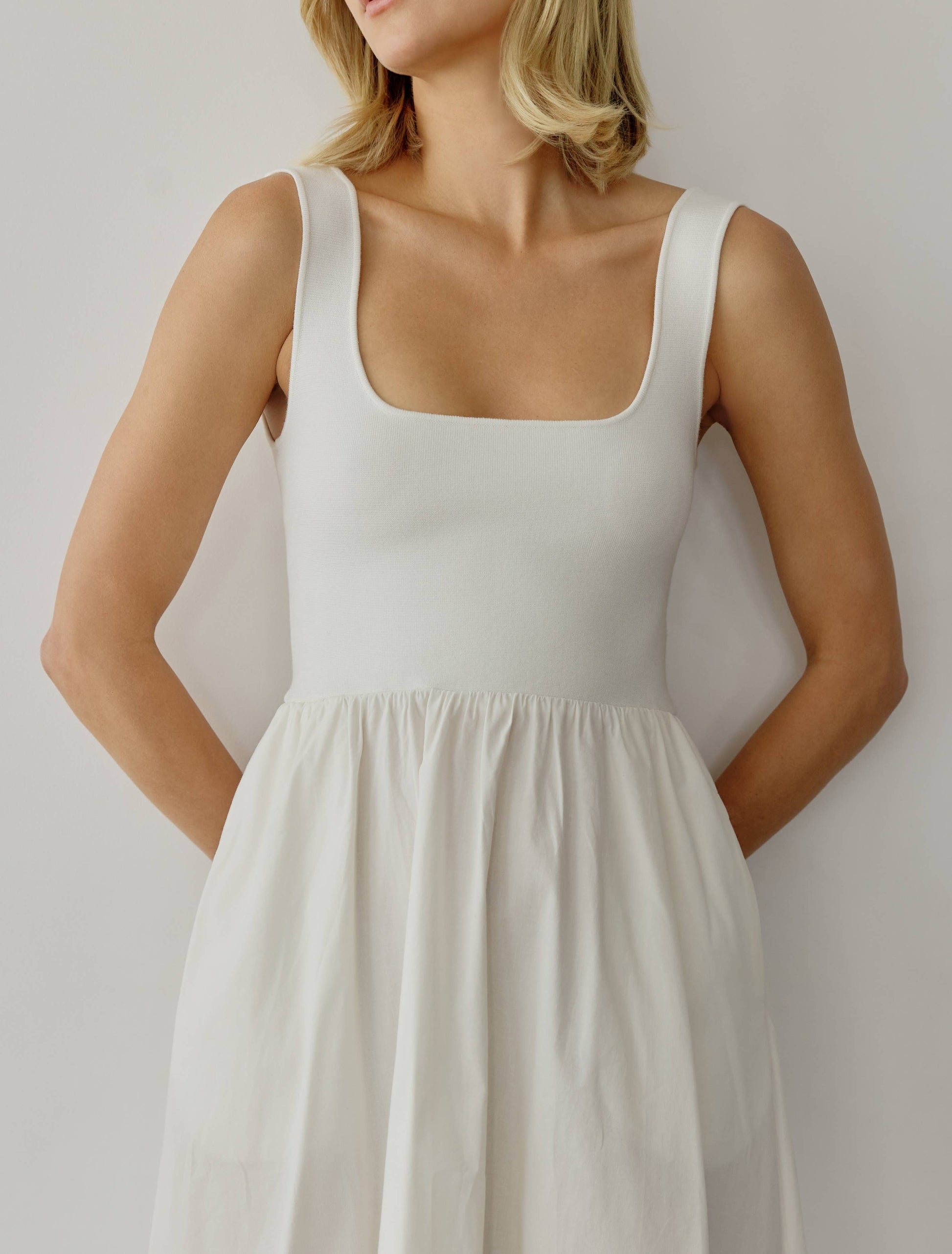 The Lucinda Dress | Sleeveless Maxi Dress with Pockets - Luxe EQ